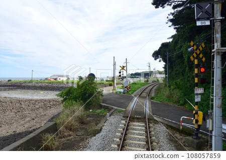 長崎縣島原鐵道線,從島原港站到古部站的車窗看到的景色(2022年9月) 長崎縣島原鐵道線,從島原港站到古部站的車窗看到的景色(2022年9月) 108057859