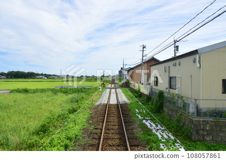 長崎縣島原鐵道線，從島原港站到古部站的車窗看到的景色（2022年9月） 108057861
