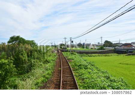 長崎縣島原鐵道線，從島原港站到古部站的車窗看到的景色（2022年9月） 108057862