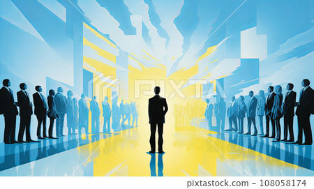 Business/management image background material 108058174