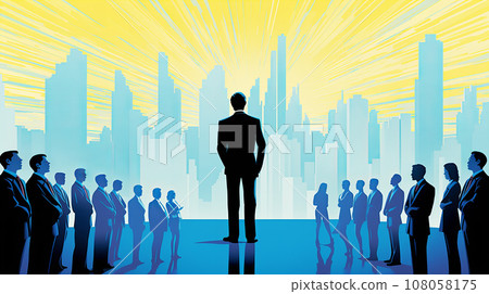 Business/management image background material 108058175