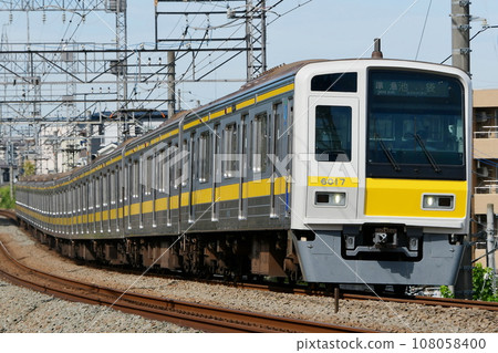 Seibu 6000 series 6117F Seibu Yurakucho Line 40th anniversary decoration Kotesashi - Nishi Tokorozawa 108058400