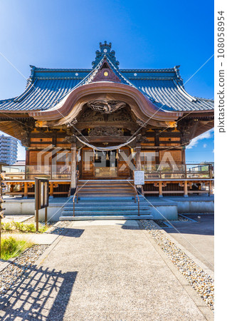 Nuttari Hakusan Shrine main shrine in Nuttari Higashi, Chuo Ward, Niigata City Nuttari Hakusan Shrine main shrine in Nuttari Higashi, Chuo Ward, Niigata City 108058954