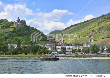 Rhine River Cruise Stahleck Castle/Germany 108060372