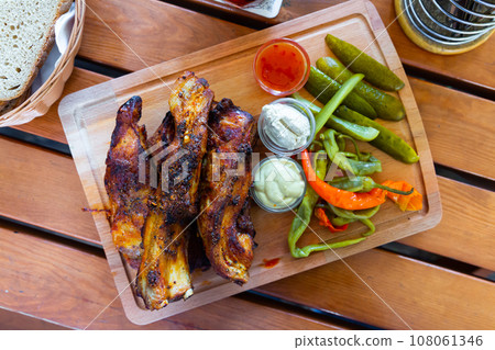 Pecena veprova zebra, czech cuisine 108061346