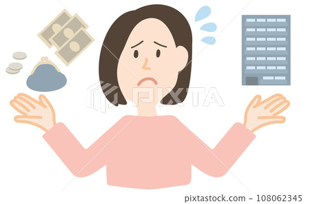 A woman who is having trouble purchasing an apartment 108062345