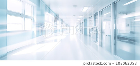 Abstract blur of a hospital hallway, perfect for a background. Abstract blur of a hospital hallway, perfect for a background. 108062358