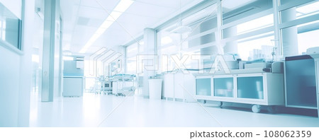Abstract blur of a hospital hallway, perfect for a background. Abstract blur of a hospital hallway, perfect for a background. 108062359