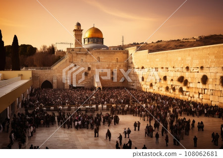 The Western Wall in Jerusalem. 108062681