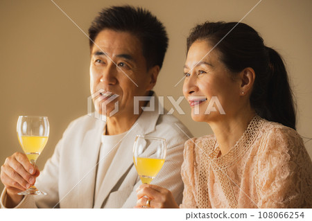 年長夫婦喝酒 108066254