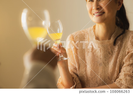 年長夫婦喝酒 年長夫婦喝酒 108066263