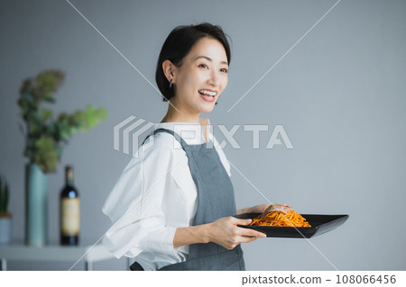 Apron middle women Apron middle women 108066456