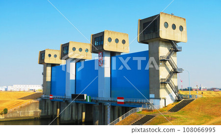 Scenery of Iwabuchi Water Gate (Blue Water Gate) Scenery of Iwabuchi Water Gate (Blue Water Gate) 108066995