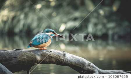 野生翠鳥 108067636