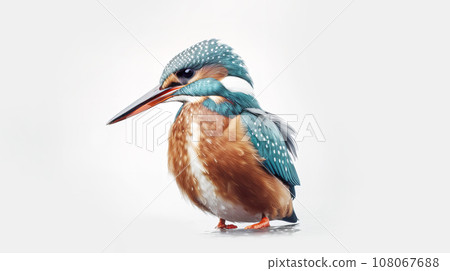 翠鳥白色背景 翠鳥白色背景 108067688