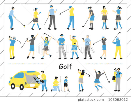 People who enjoy golf 108068012