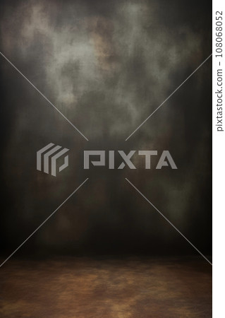 Old master portrait background. Oil painting texture photography backdrop 108068052