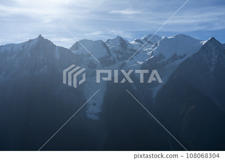 Mont Blanc Mountain in French Alps. France. 108068304