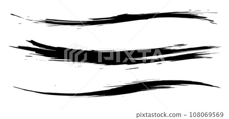 hand drawn brush strokes hand drawn brush strokes 108069569