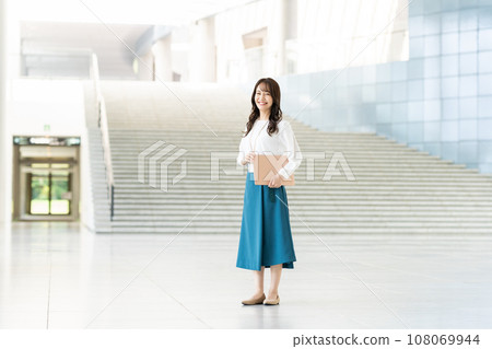 Young engineer woman in the office 108069944