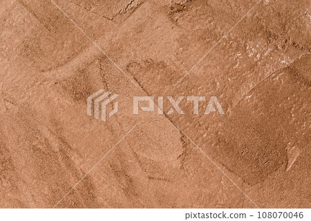 Brown or Beige Face Powder Texture Background. Smears of Crushed Highlighter. Brown or Beige Face Powder Texture Background. Smears of Crushed Highlighter. 108070046