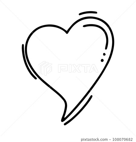 Comic bubble chat icon element 108070682