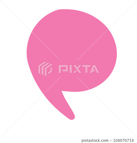 Comic bubble chat icon element Comic bubble chat icon element 108070718