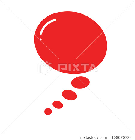 Comic bubble chat icon element Comic bubble chat icon element 108070723