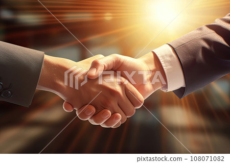 Businessmans Handshake, Generative AI 108071082