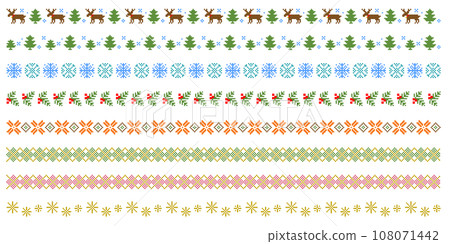 Cute winter decorative line dot picture Cute winter decorative line dot picture 108071442