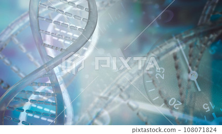 The DNA image for sci or education concept 3d rendering 108071824