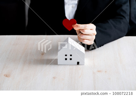 Real estate and heart craft images 108072218