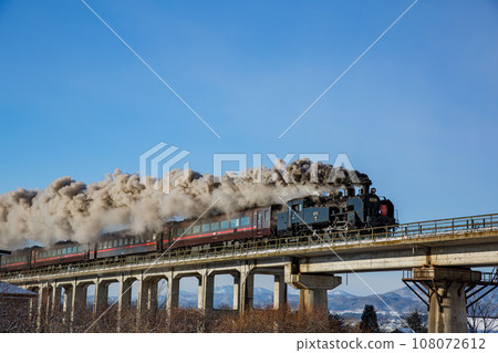 ``Hakodate Christmas Fantasy'' on the Fujishiro Viaduct (Fujishiro Line) on the JR Hakodate Main Line 108072612