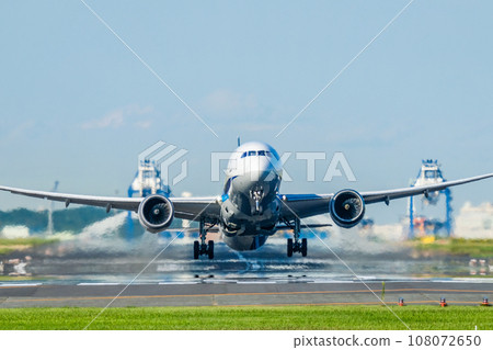 Plane taking off Plane taking off 108072650