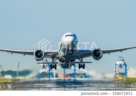 Plane taking off Plane taking off 108072651
