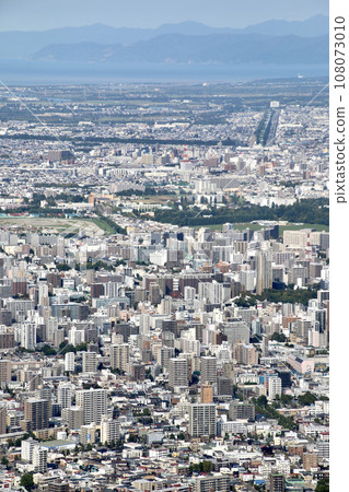 View from Mt. Moiwa Observation Deck, north direction (Hokkaido, Sapporo City) 108073010