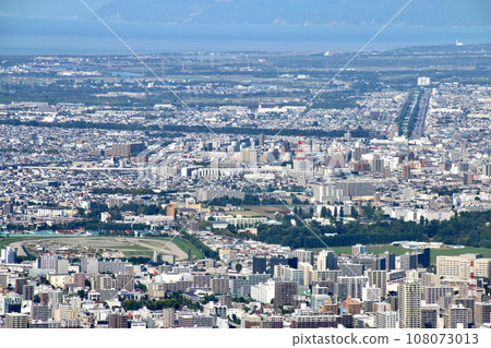 View from Mt. Moiwa Observation Deck, north direction (Hokkaido, Sapporo City) 108073013