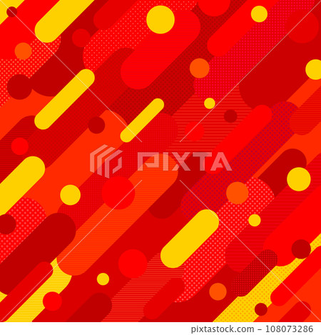背景素材紅黃色幾何點條紋背景活動促銷背景 108073286
