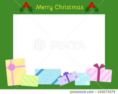 聖誕框綠色 聖誕框綠色 108073879