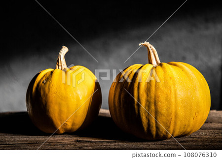 halloween pumpkins ready for carving 108076310