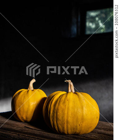 halloween pumpkins ready for carving 108076312