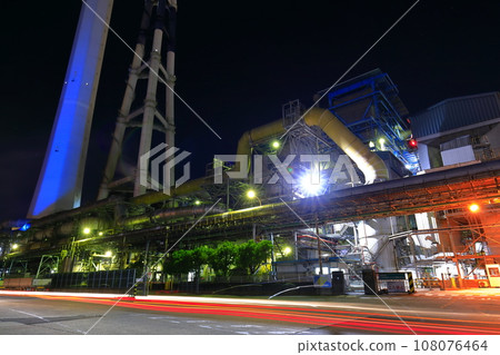 [愛媛郡] 造紙工廠夜景（四國中央市） 108076464