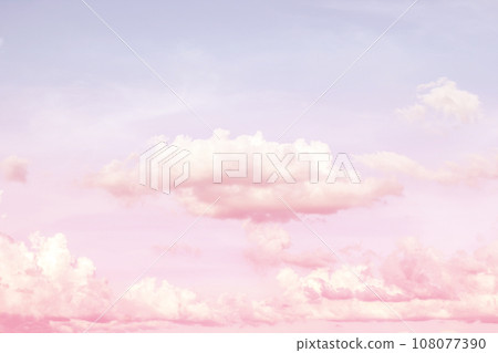 White clouds in the blue sky 108077390