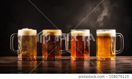 啤酒背景素材 108079120