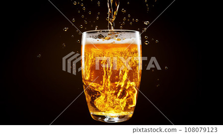 啤酒背景素材 108079123