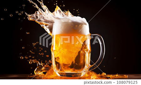 啤酒背景素材 108079125