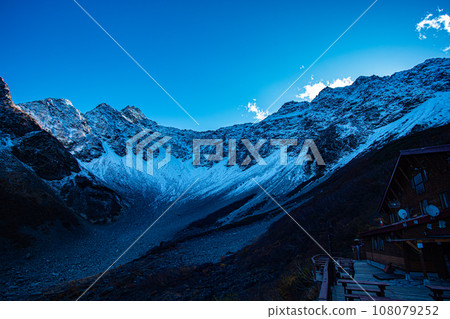 First snow of Karasawa curl First snow of Karasawa curl 108079252