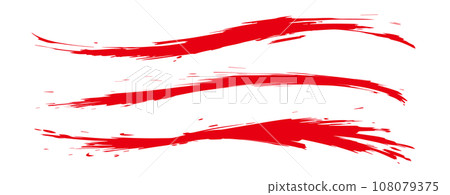 Analog touch material: brush texture ink ink brush pattern wave pattern brush handwriting material. brush stroke Analog touch material: brush texture ink ink brush pattern wave pattern brush handwriting material. brush stroke 108079375