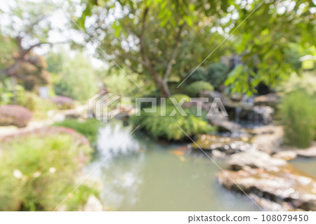 Abstract blur park garden pond background Abstract blur park garden pond background 108079450