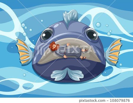 Jonah and the Big Fish: Underwater Escape Jonah and the Big Fish: Underwater Escape 108079876